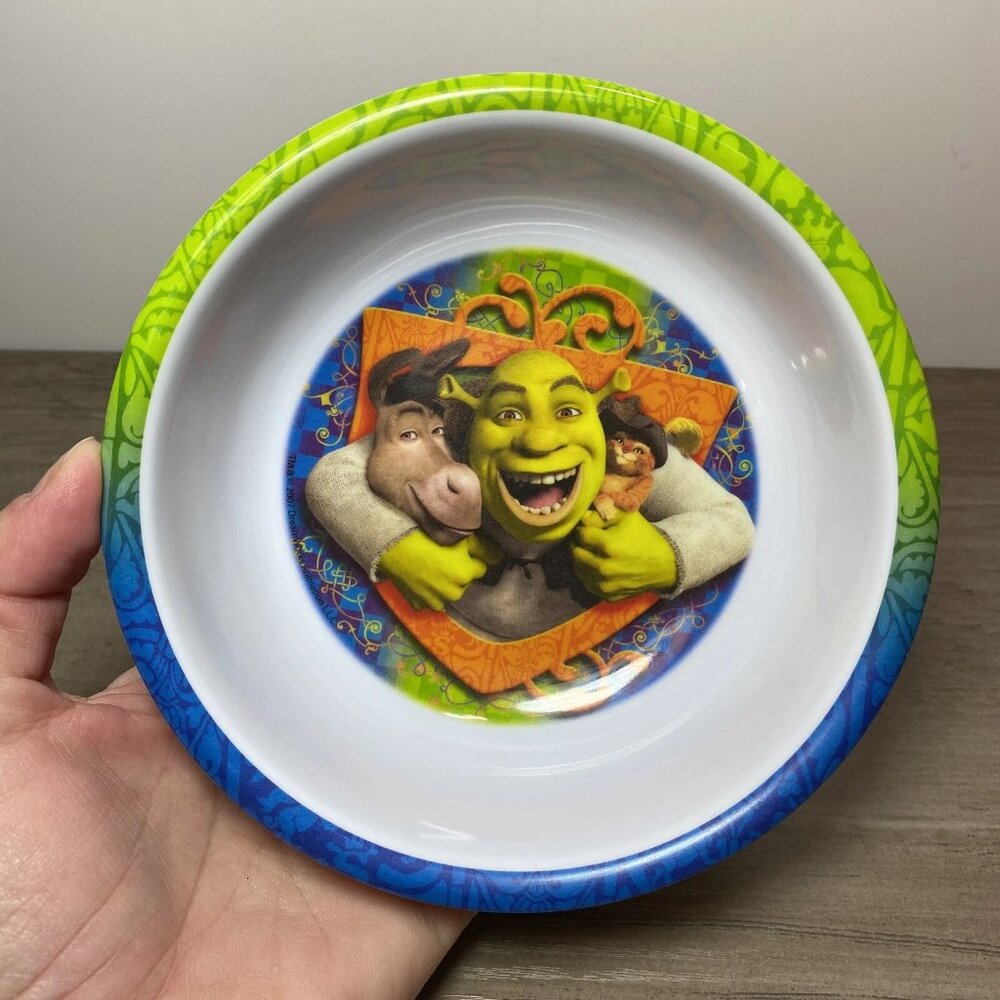 Shrek Melamine Snack Bowl 2007 Zak!